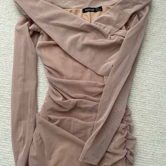 Boohoo long sleeve mesh maxi dress - Picture 4 of 4